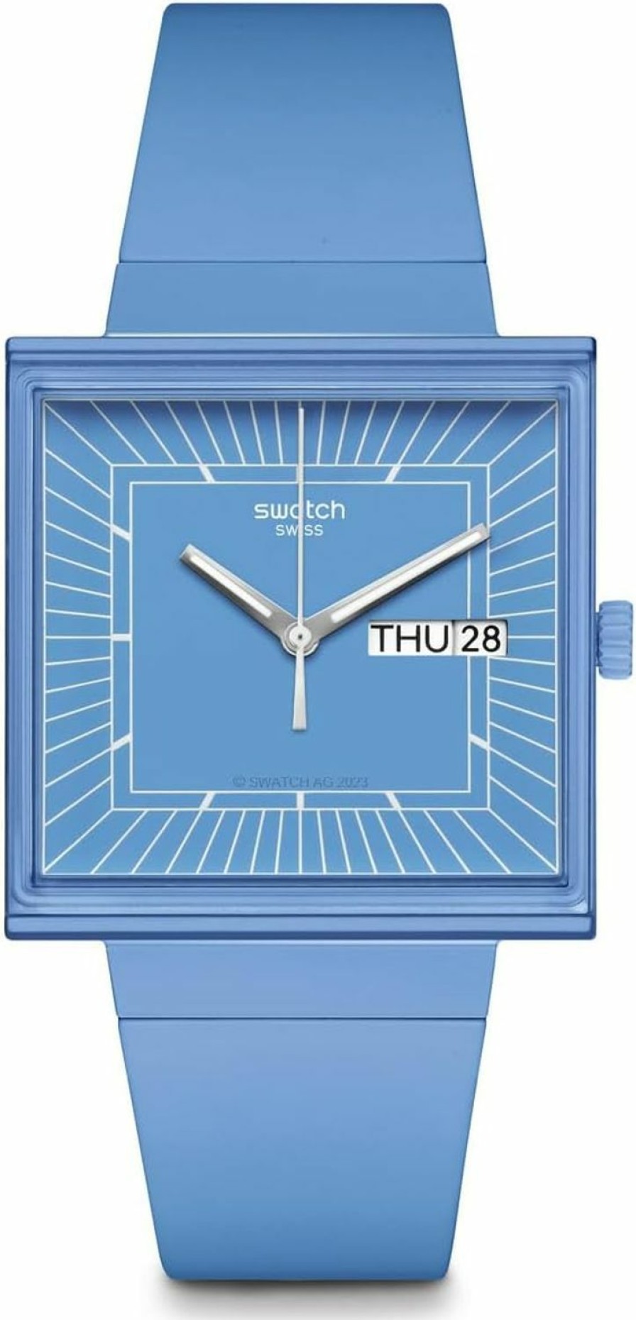 Swatch Swatch Uni Casual Watch Blue Bioceramic Quartz What If?…Sky Best