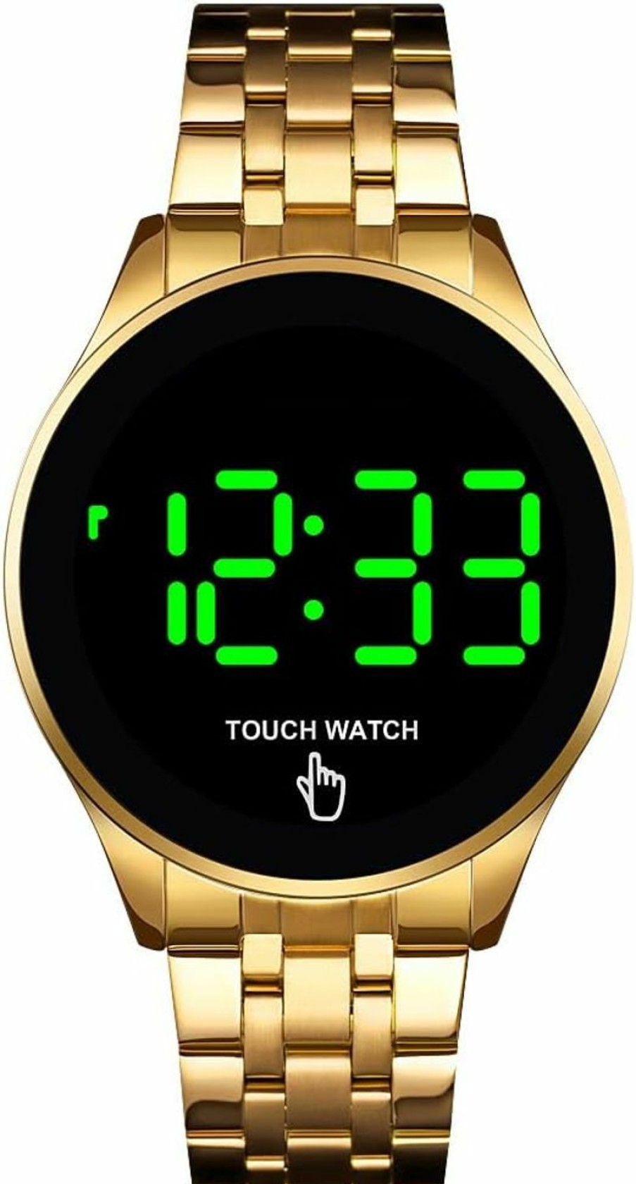 Gosasa Gosasa Touch Screen Digital Led Waterproof Men Womens Sport Casual Stainless Steel Wrist Watch Wholesale