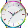 Bisley Bisley Rainbow Watch Silicone Band Sport Waterproof Wrist Watch For Girl Lady Wholesale