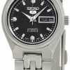 SEIKO Women Seiko Symk43 Seiko 5 Seiko 5 Stainless Steel Case And Bracelet Black Dial Clearance