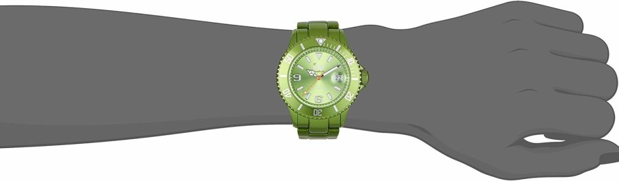 ICE-WATCH Ice Watch Alu Metallic Green Dial Metallic Green Ip Stainless Steel Wholesale