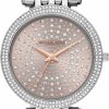 Michael Kors Michael Kors Women'S Darci Watch- Glamorous Three Hand Quartz Movement Wrist Watch With Crystal Bezel Wholesale