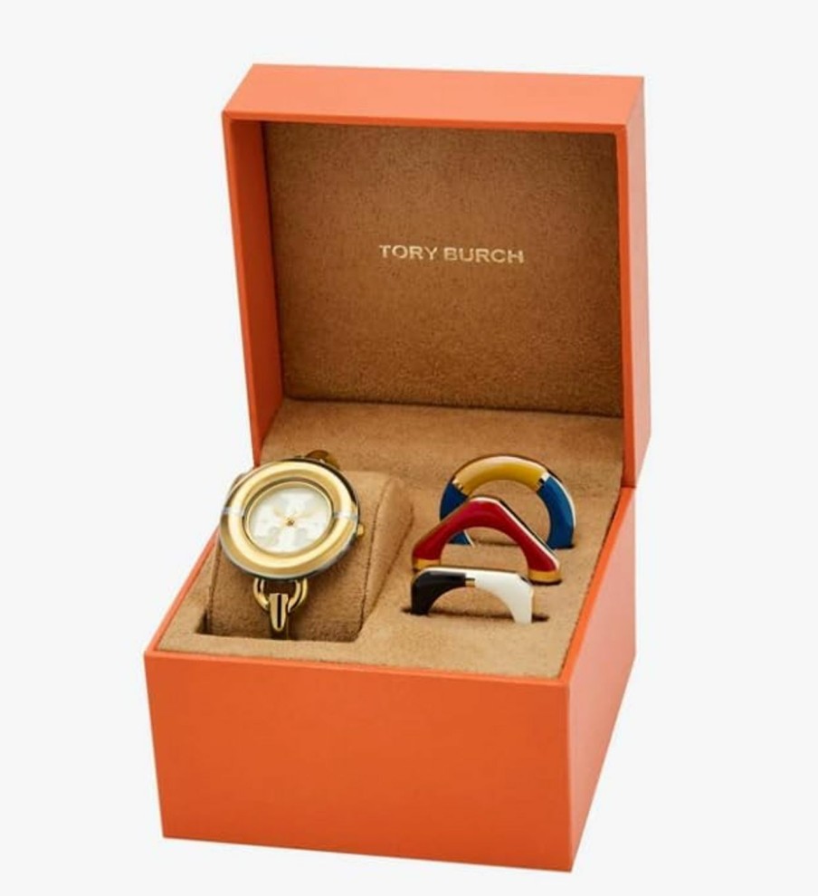 Tory Burch Tory Burch Miller Watch Gift Set, Multi-Color/Gold-Tone/Stainless Tbw6214 Hot