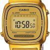 Casio Casio Women'S La670Wga-9 Gold Stainless-Steel Quartz Watch With Digital Dial Clearance