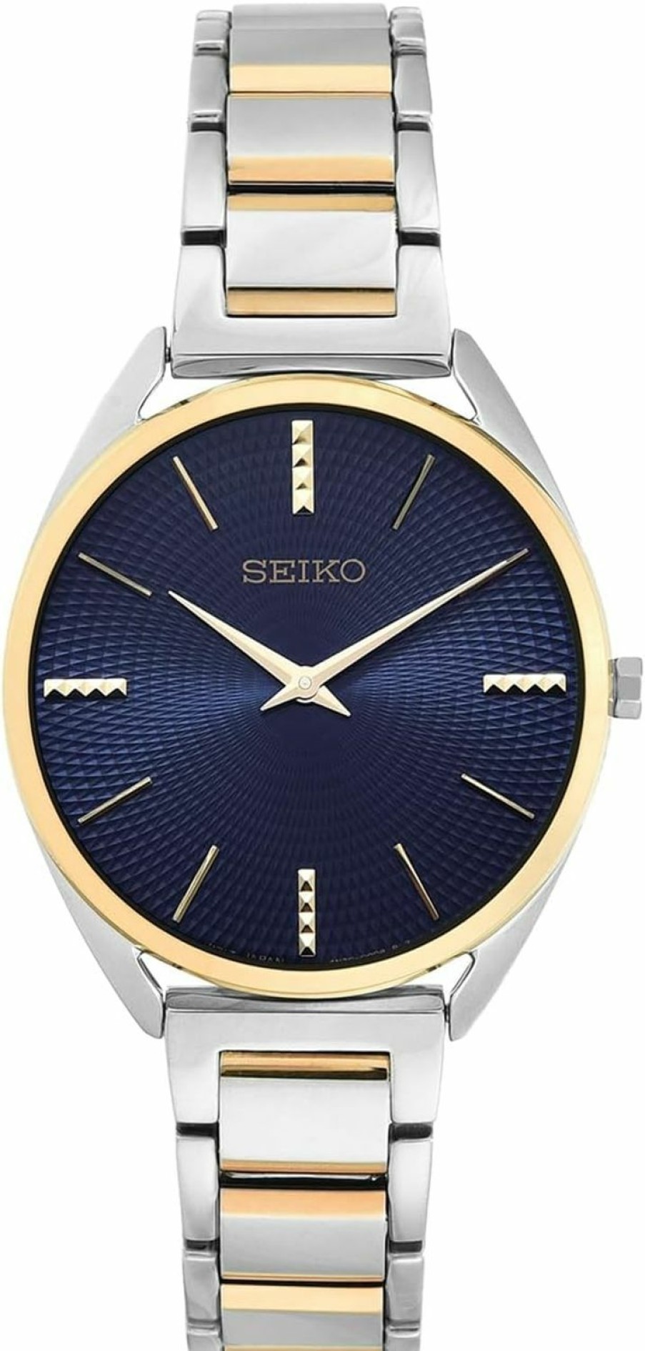 SEIKO Seiko Quartz Blue Dial Two-Tone Ladies Watch Swr060P1 New