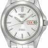 SEIKO Seiko Men'S Snkk87 Two Tone Stainless Steel Analog With White Dial Watch Wholesale