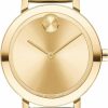 Movado Movado Women'S Bold Evolution Swiss Quartz Watch With Stainless Steel Mesh Bracelet, Yellow Gold (Model: 3600814) Clearance