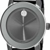 Movado Movado Women'S 3600103 Bold Gunmetal-Tone Bracelet Watch With Swarovski Crystals Hot