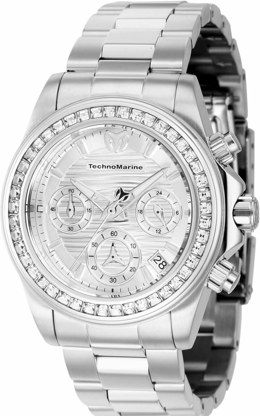 TechnoMarine Technomarine Manta Ray Chronograph Quartz White Dial Men'S Watch Tm-222009 Clearance