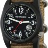 BERTUCCI Bertucci Dx3 Super - Black Dial / Black Case- 365 Bertucci Khaki Nylon Band Best