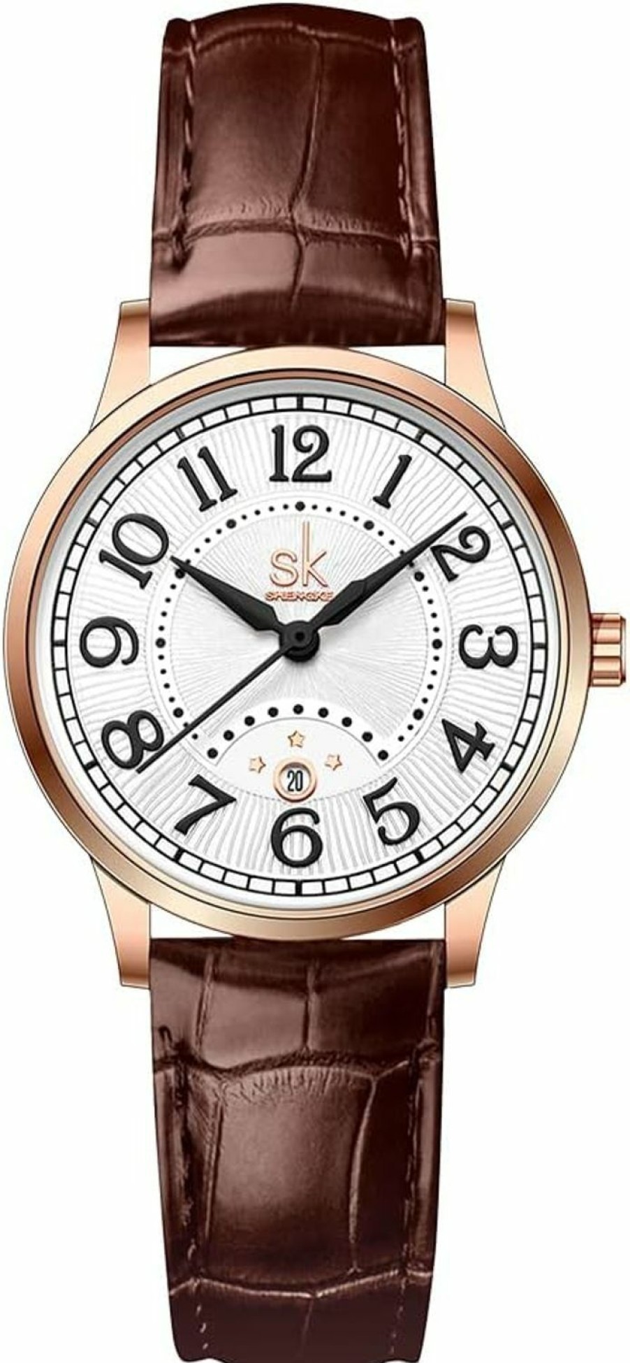 SHENGKE Shengke Sk Classic Business Women'S Watches With Stainless Steel Strap And Elegant Genuine Leather Watch For Ladies Best