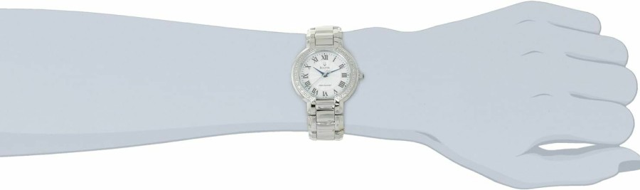 Bulova Bulova Women'S 96R167 Fairlawn Diamond Bezel Watch Hot