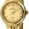 Peugeot Peugeot Women'S Petite Round Wrist Watch With Link Bracelet Best