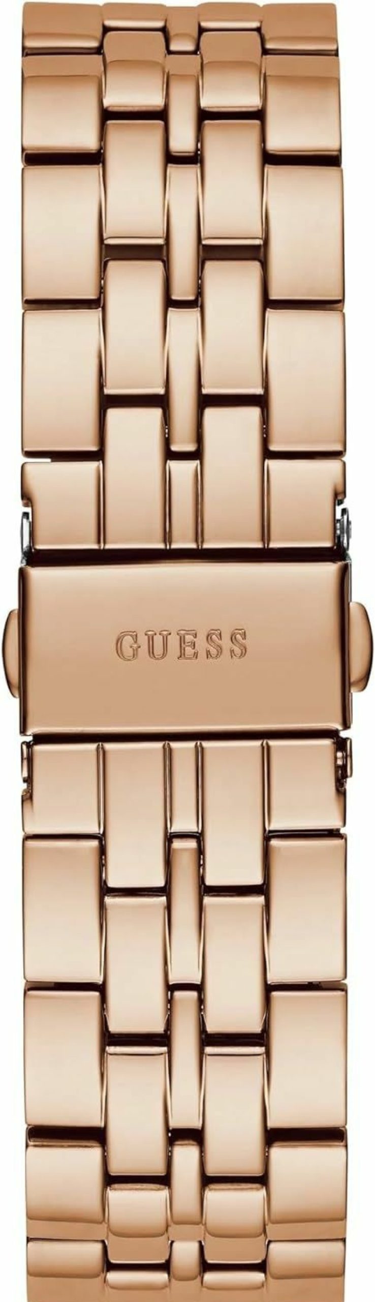 GUESS Guess Ladies Sport Multifunction Duotone Crystal 40Mm Watch Pink Glitz Dial With Rose Gold-Tone Stainless Steel Case & Bracelet Clearance