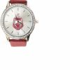 delta sigma theta Delta Sigma Theta Sorority Watch With Red Leather Band Hot