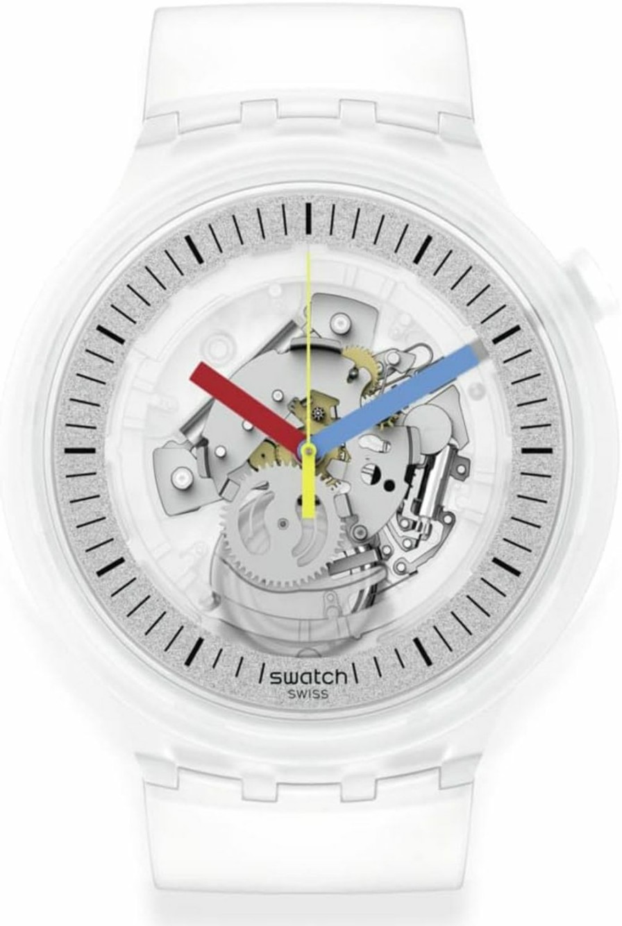 Swatch Swatch Clearly Bold Uni Watch (Model: Sb01K100) Hot