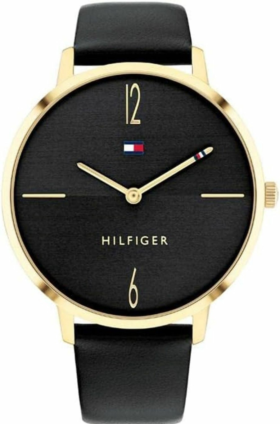 Tommy Hilfiger Tommy Hilfiger Women'S Stainless Steel Quartz Watch With Leather Strap, Color: Black (Model: 1782379) Wholesale