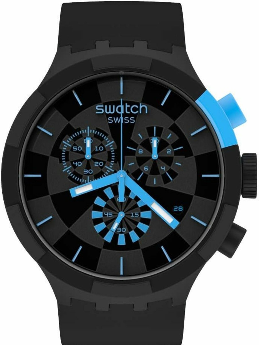 Swatch Swatch Checkpoint Blue Uni Watch (Model: Sb02B401) Wholesale