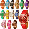 Yinkin Yinkin 14 Pcs Assorted Platinum Watch Uni Quartz Watch Sets For Women Men Ladies Watches Roman Numerals Pu Leather Women'S Wrist Watches For Teen Girls Online