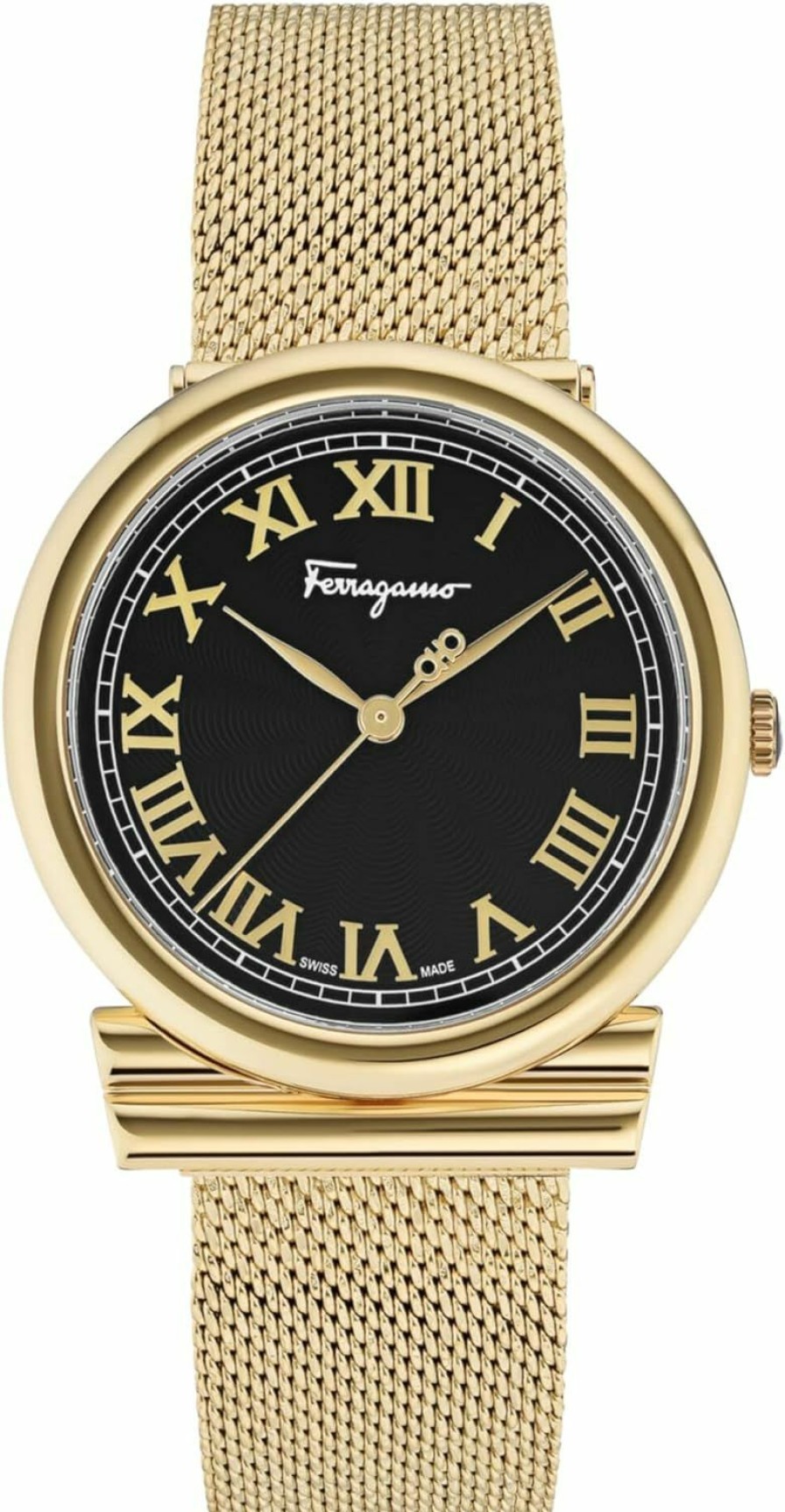 Salvatore Ferragamo Ferragamo Womens Swiss Made Watch Gancino Collection New