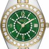 Relic Relic By Fossil Women'S Quartz Watch With Alloy Strap, Two-Tone, 12 (Model: Zr12652), Green Clearance