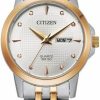 Citizen Citizen Quartz Silver Dial Two-Tone Ladies Watch Eq0605-53A New