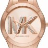 Michael Kors Michael Kors Slim Runway Women'S Watch, Stainless Steel Bracelet Watch For Women Best