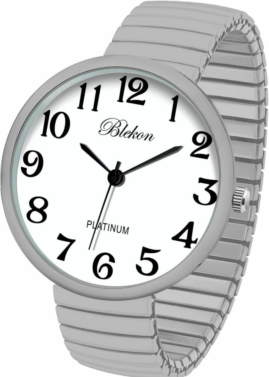 Blekon Blekon Collections New Super Large Face Stretch Band Japanese Movement Pc21J Fashion Watch New