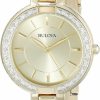 Bulova Bulova Women'S 98R195 Analog Display Quartz Gold Watch Online