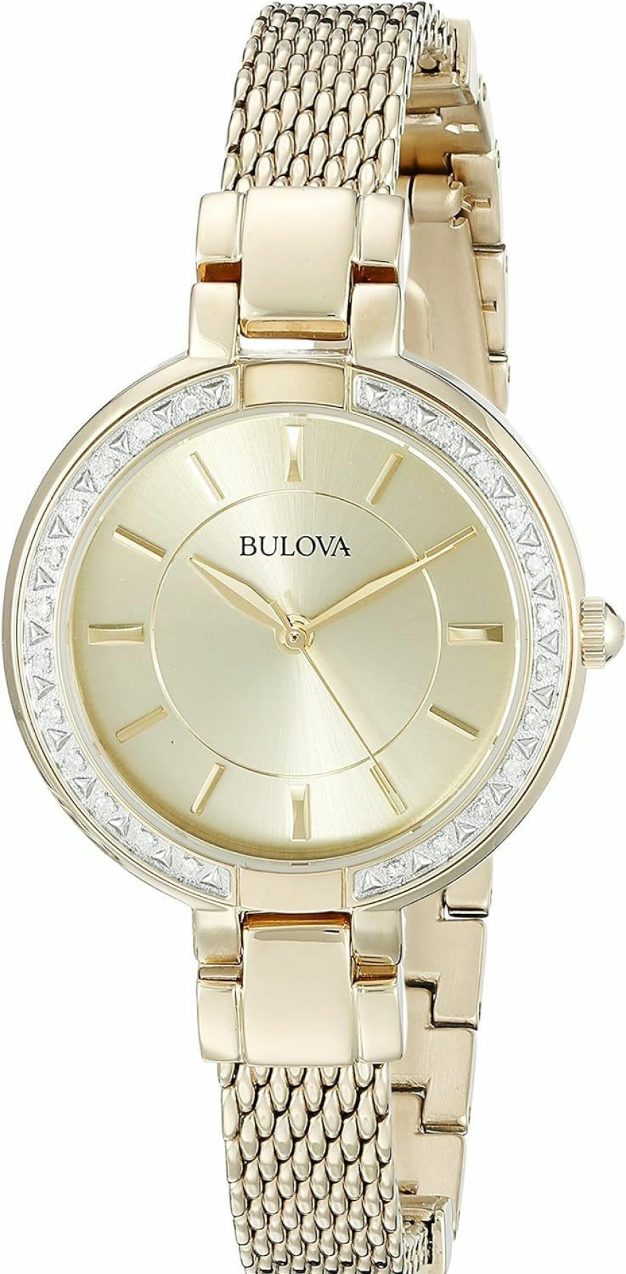 Bulova Bulova Women'S 98R195 Analog Display Quartz Gold Watch Online