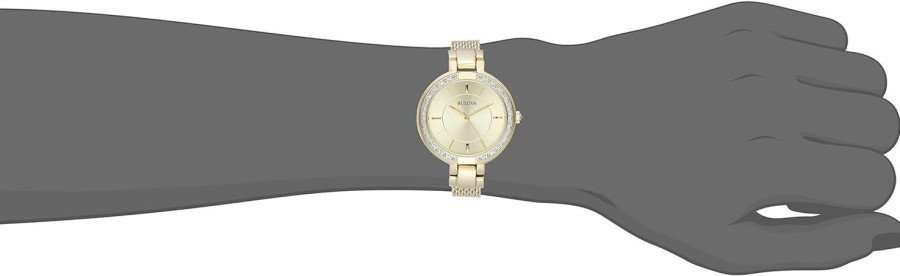 Bulova Bulova Women'S 98R195 Analog Display Quartz Gold Watch Online