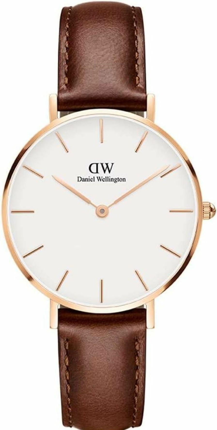 Daniel Wellington Daniel Wellington Petite St Mawes Watch, Italian Brown Leather Band Wholesale