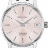 SEIKO Seiko Srp839 Presage Women'S Watch Silver-Tone 33.8Mm Stainless Steel, Pink New