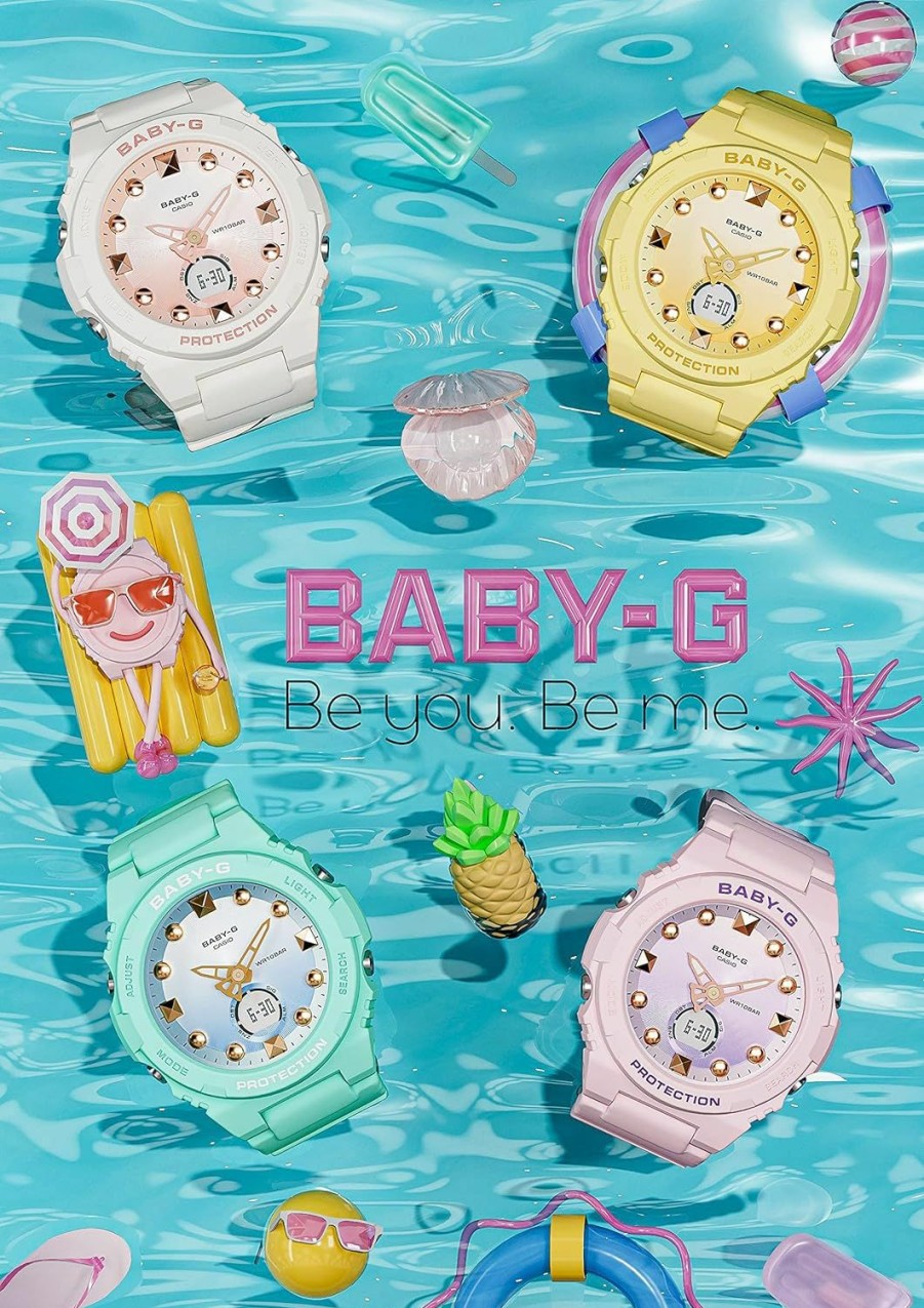 Baby-G Casio Bga-320-4Ajf Baby-G Beach Scene Theme Series Women'S Watch Japan Import April 2023 Model Online