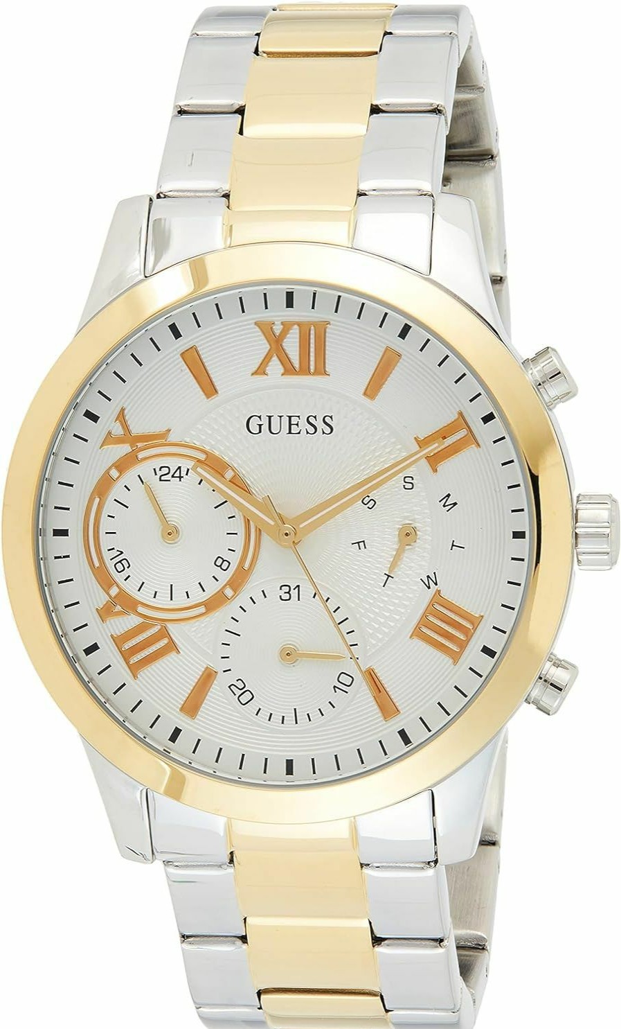 Amazon Guess Womens Multi Dial Watch Solar With Stainless Steel Strap Best