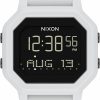 NIXON Nixon Siren A1311-100M Water Resistant Women'S Digital Sport Watch (38Mm Watch Face, 18Mm-16Mm Pu/Rubber/Silicone Band) - Made With #Tide Recycled Ocean Plastics New