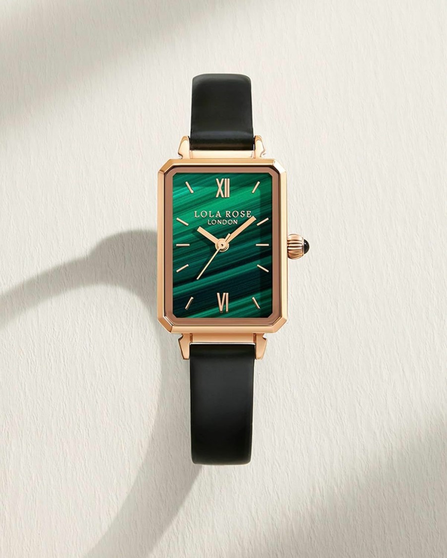 Lola Rose Lola Rose Dainty Women'S Wrist Watch: Green Malachite Dial, Wrapped By Stylish Gift Box, Elegant Present For Ladies And Loved Ones Online