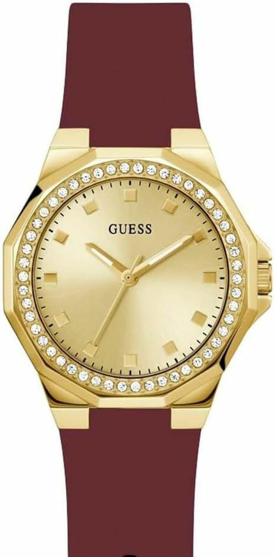 GUESS Guess Women'S 38Mm Watch - Black Strap Black Dial Gold Tone Case Online