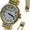 FTW New Gold Geneva Metal Band Slim Case Women'S Bangle Cuff Watch Wholesale