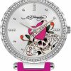 ED HARDY Ed Hardy Ladies Silicone Strap Analog Watch Hot