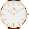 Daniel Wellington Daniel Wellington Petite Durham Watch, American Brown Leather Band Online