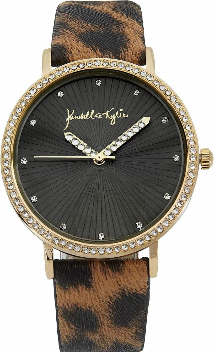 KENDALL + KYLIE Kendall + Kylie Ladies Quartz Movement Snakeskin Strap Analog Watch New