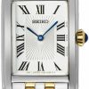 SEIKO Seiko Women'S White Dial Two-Tone Stainless Steel Band Quartz Watch Best