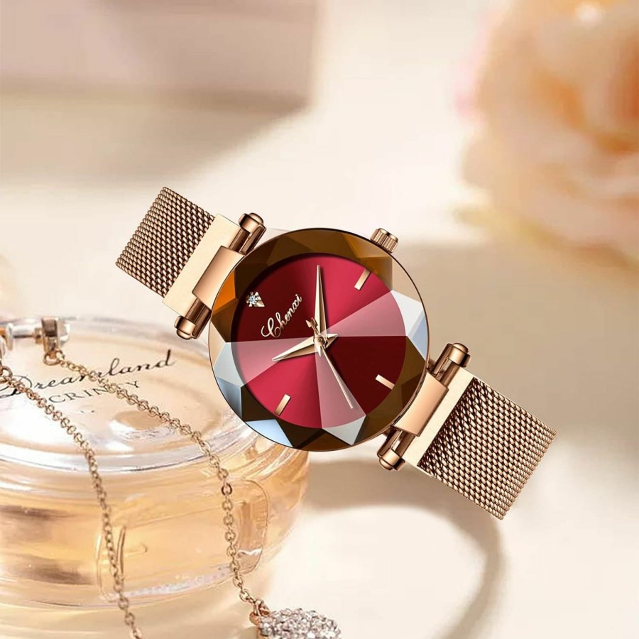 MASTOP Mastop Luxury Women Watches Analog Quartz Watch Bracelet Watch Mesh Band Waterproof Wrist Watches For Ladies Online