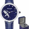 TOUSSAINT Toussaint Women'S Wrist Watch 'Star Fairy', Elegan Sparkling Analog Watch, Genuine Leather, Stylish Design Wristwatch For Ladies, Gift Box Best