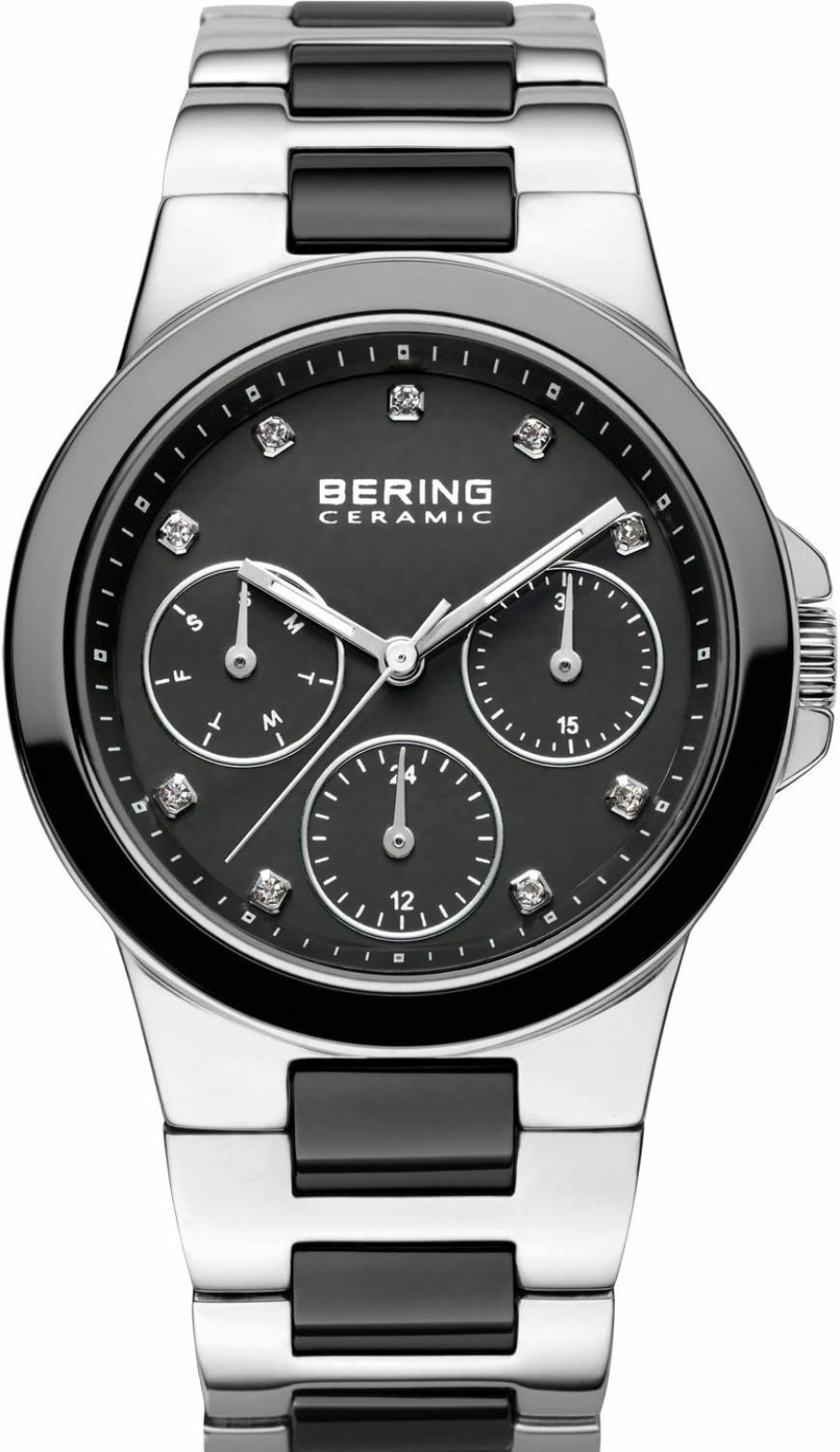 BERING Bering Women Analog Quartz Ceramic Collection Watch With Stainless Steel/Ceramic Strap & Sapphire Crystal Online