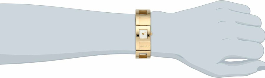 Peugeot Peugeot Women Quartz Wrist Watch With Cuff Metal Bracelet Online