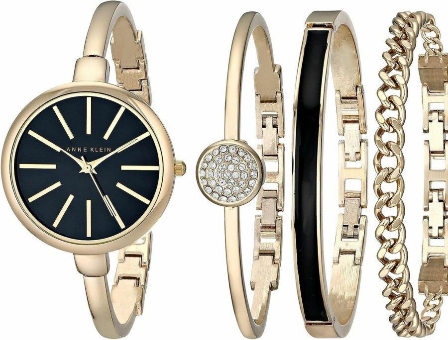 Anne Klein Anne Klein Women'S Ak/1470 Bangle Watch And Bracelet Set Wholesale