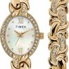 Timex Timex Women'S Dress Crystal 19Mm Watch & Bracelet Gift Set Hot