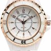 LGXIGE Womens Ceramic Quartz Dress Watches For Ladies New